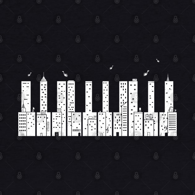 Piano Skyline by boostr29
